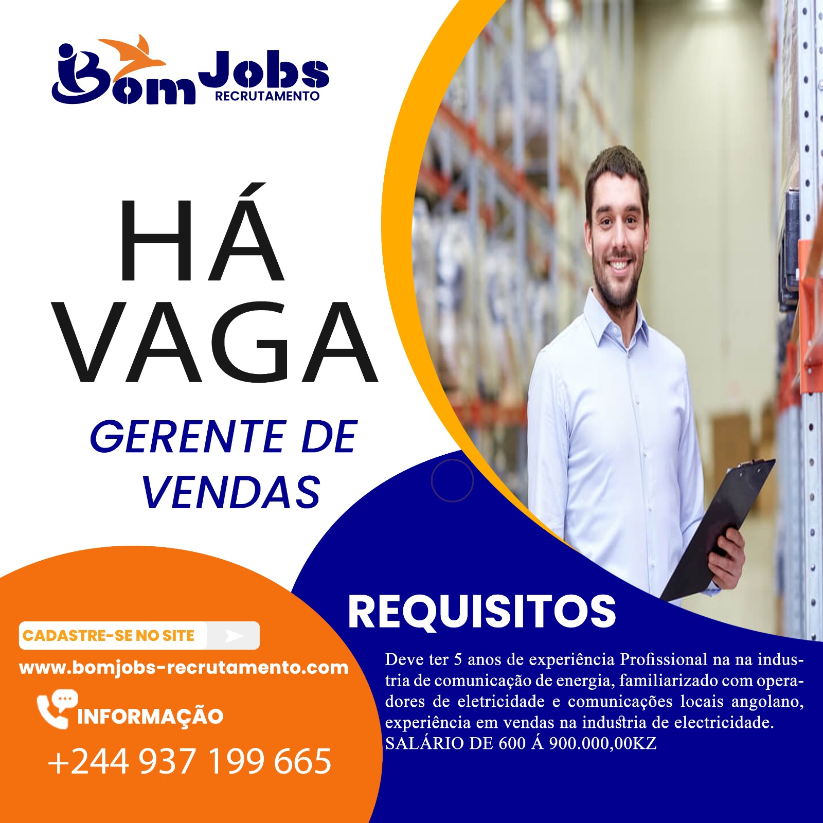 GERENTE DE VENDAS