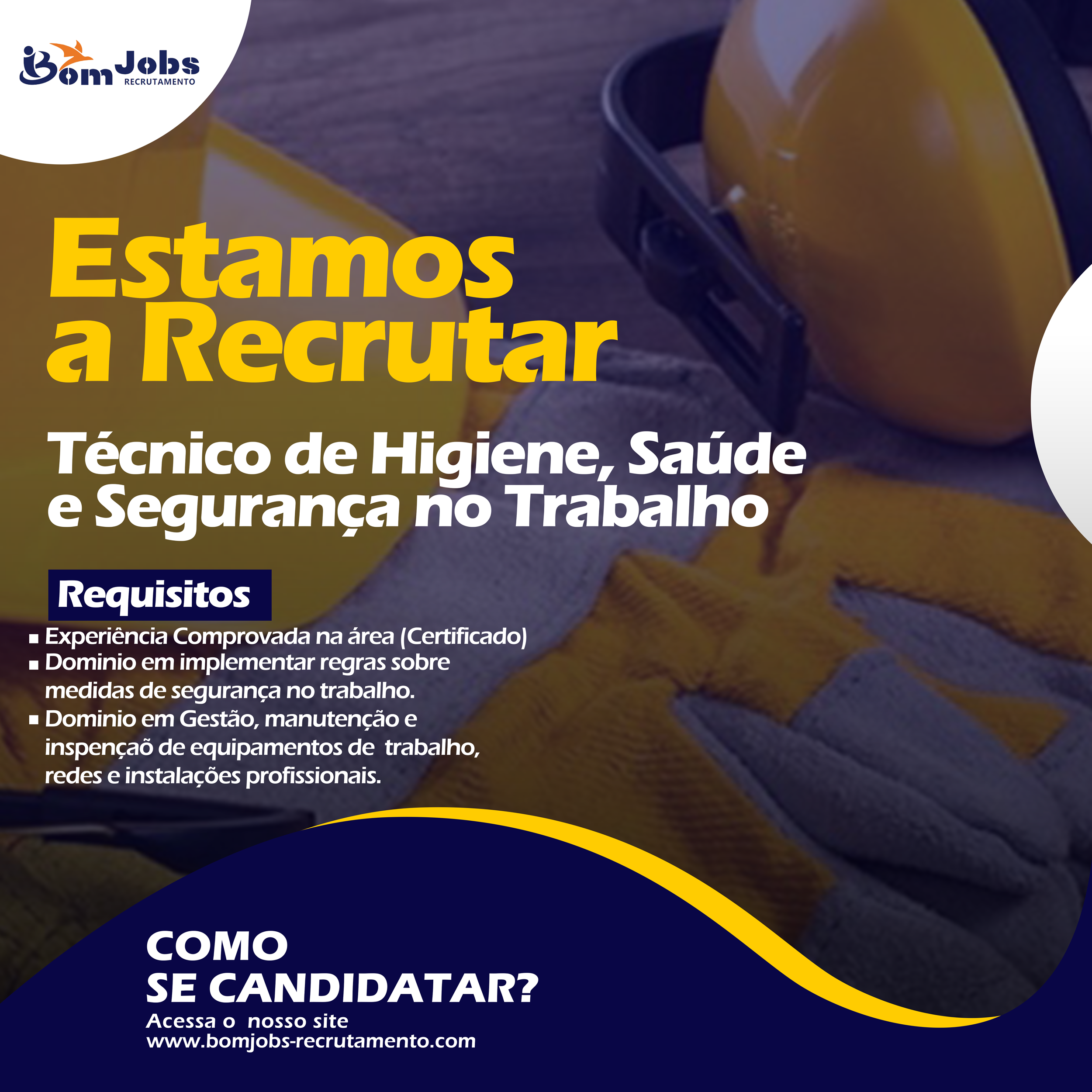 TÉCNICO DE HIGIENE, SAÚDE E SEGURANÇA NO TRABALHO.